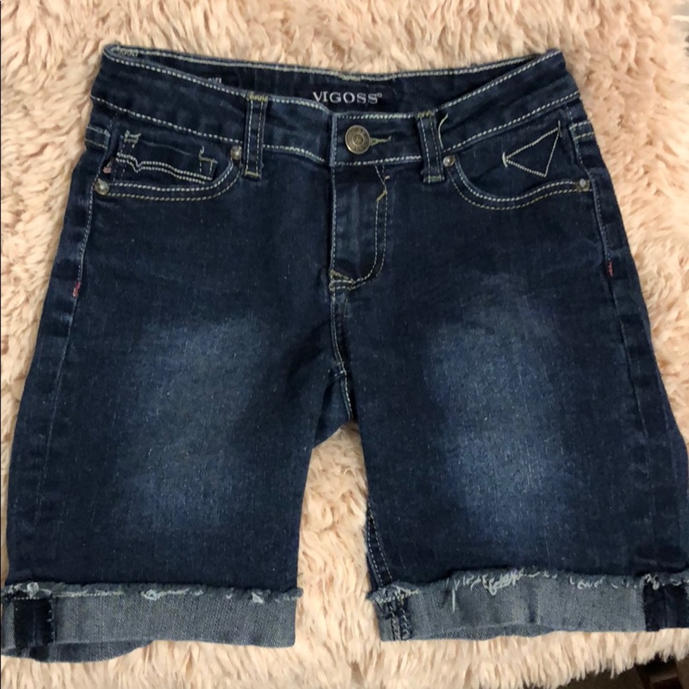 Vigoss  blue denim short size 10 girl kids.